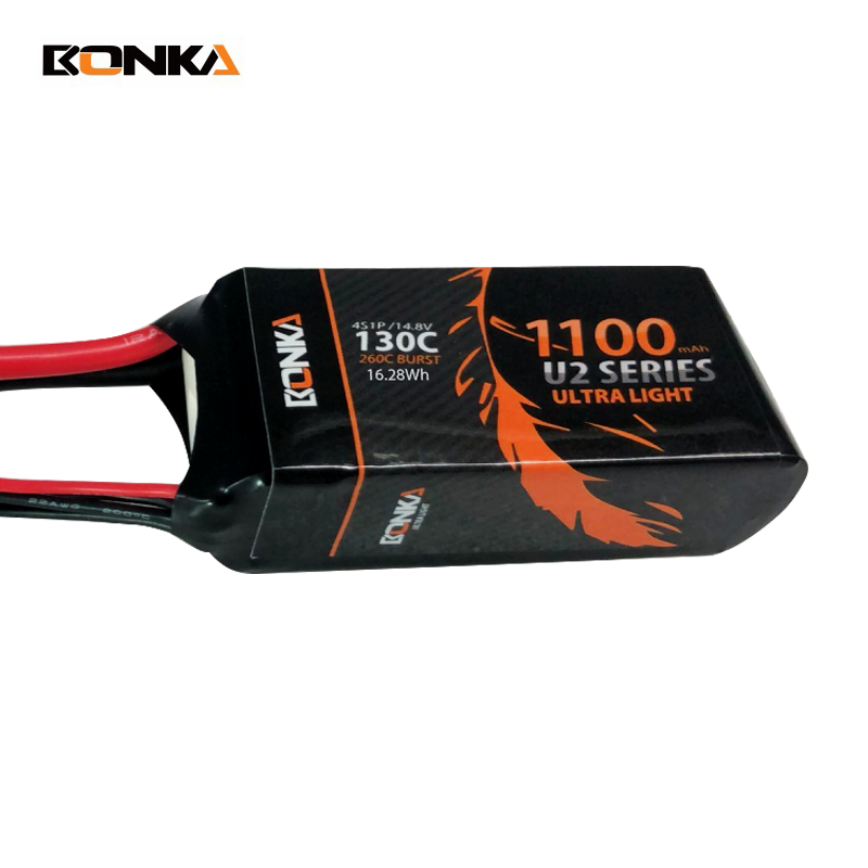 BONKA FPV 1100mAh 130C 4S Ultra Series Racing LiPo